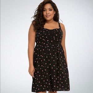 Torrid. HUMMINGBIRD PRINT SUNDRESS
